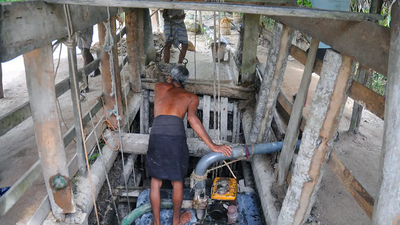 Moonstone mines of Meetiyagoda