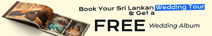 Free wedding album with every Sri Lanka wedding tour