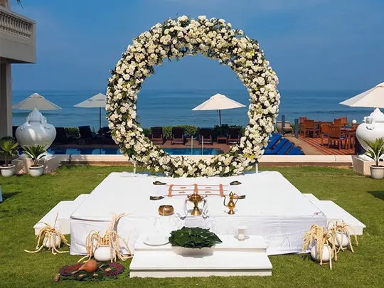 Poruwa Floral Decoration – Sri Lanka Travel Tours